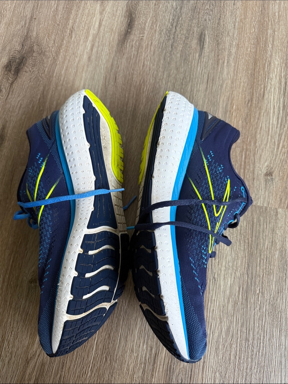 Brooks Glycerin 19 Men's Navy and Blue Running Shoes Size 11.5 - Picture 5 of 9